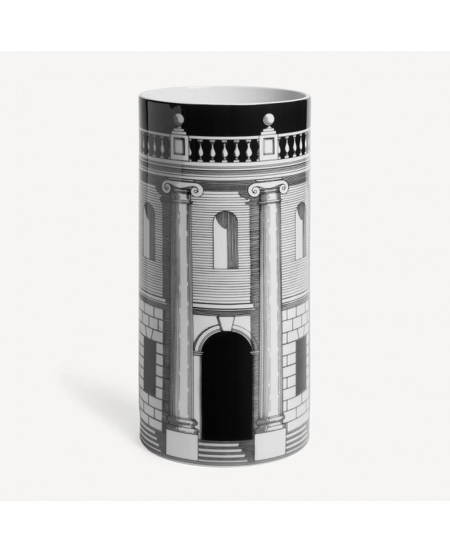 Fornasetti -   Casa con Colonne Medium Cylindrical Vase