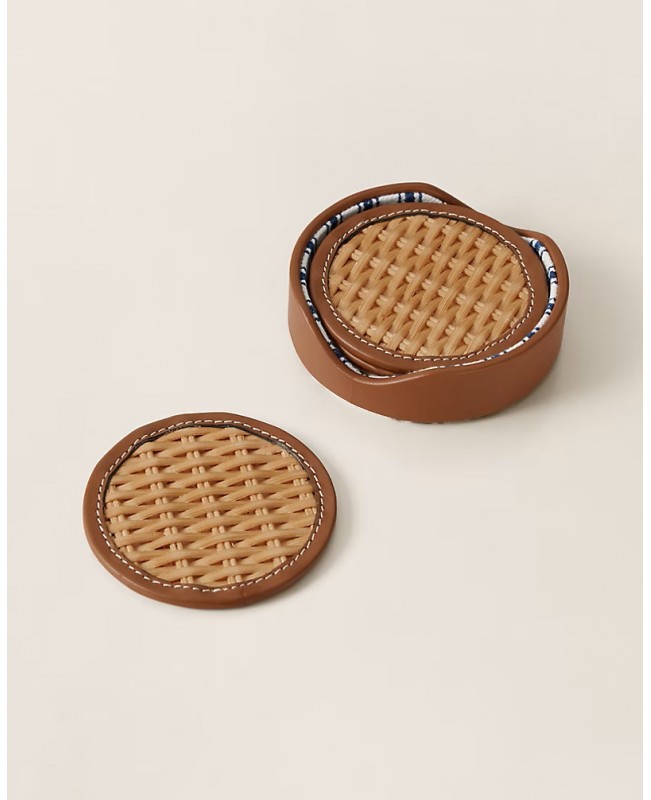Ralph Lauren - Bailey Coasters S/4 - Saddle
