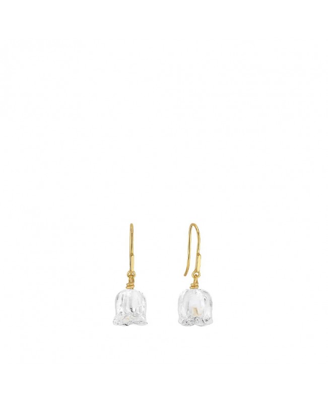 Lalique Jewelry - Muguet Earrings - Gold