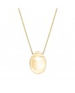 Lalique Jewelry - Cabochon Gold Lustre P...