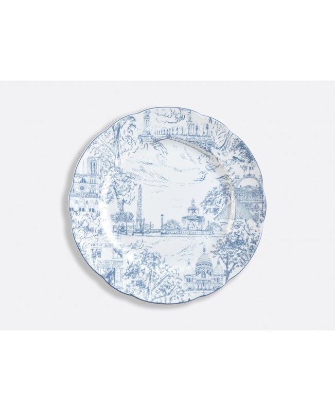 Bernardaud - Tout Paris Blue- Dinner Plate D26cm