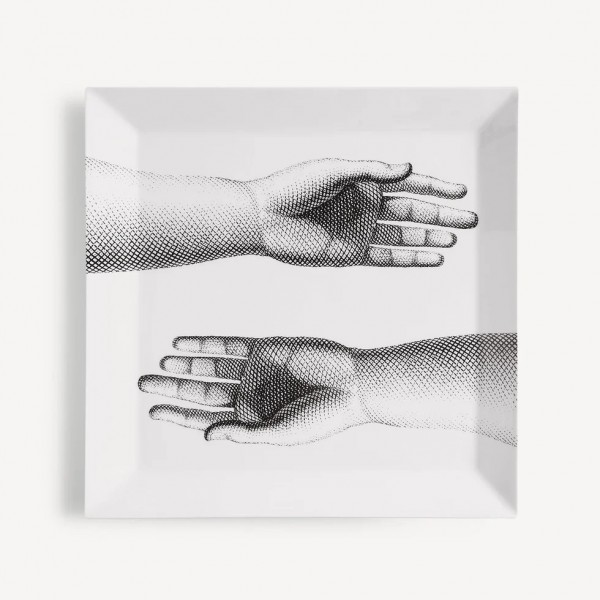 Fornasetti -  Mani Square Tray (Hands)
