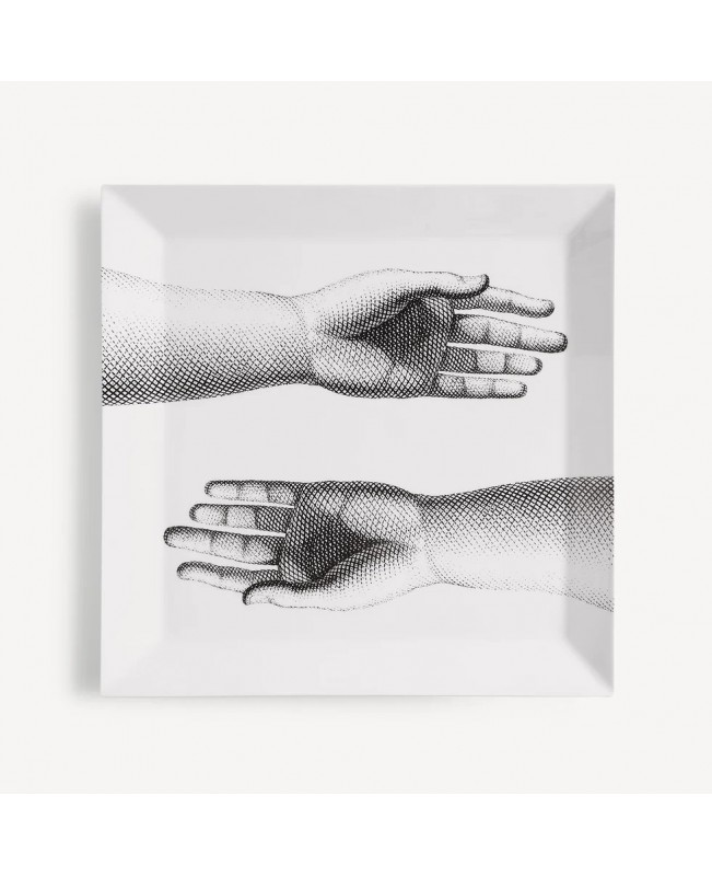 Fornasetti -  Mani Square Tray (Hands)