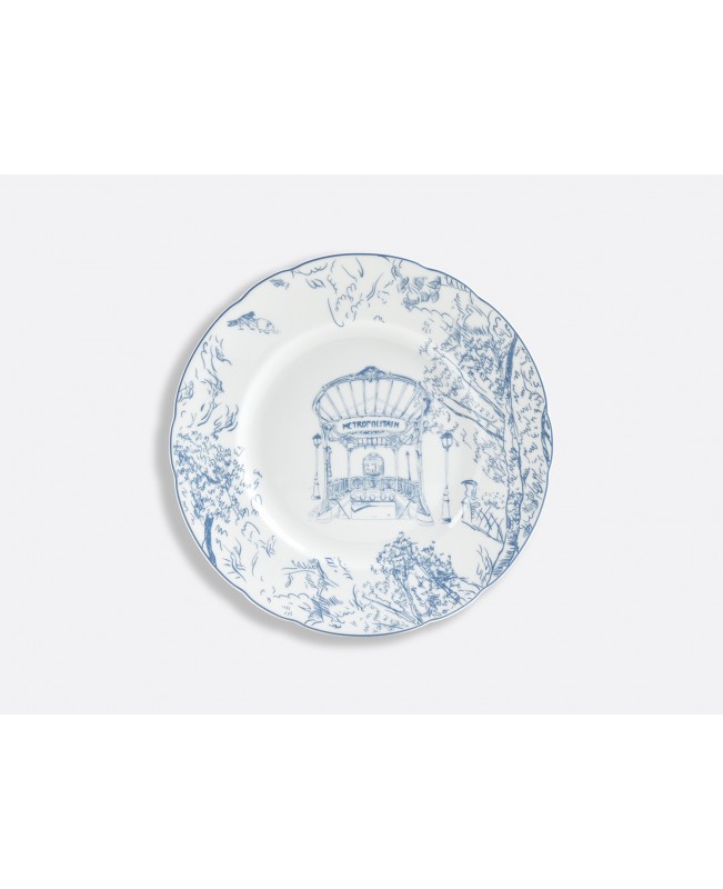 Bernardaud - Tout Paris Blue- Starter Plate D21cm