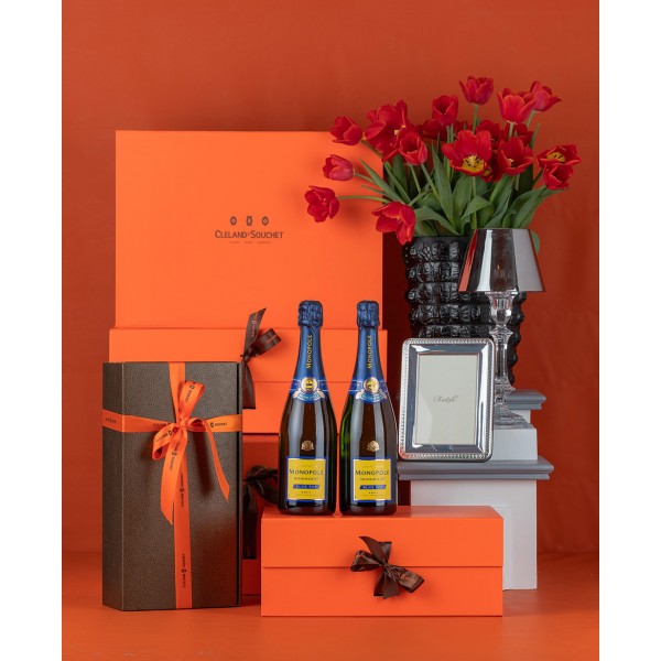 2 Btls Heidsieck & Co. Monopole Blue...