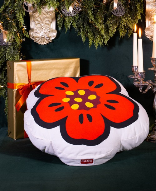 The Kenzo K-Weave -  Flower Cushion  The Kenzo K-Weave -  Flower Cushion