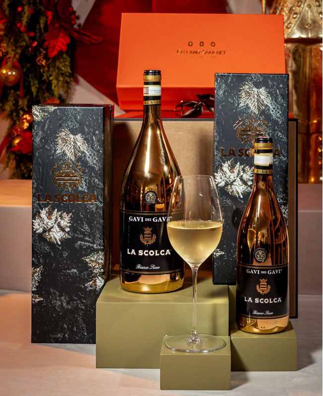 The Scolca 'Black Label' Wine Gift Hamper