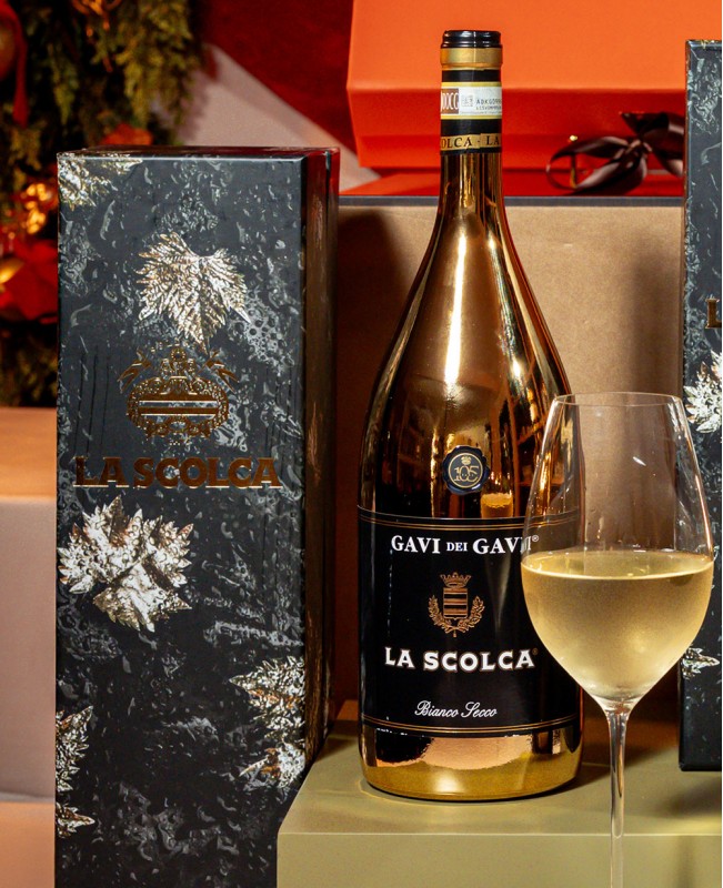 The Scolca 'Black Label' Magnum Wine Gift Hamper