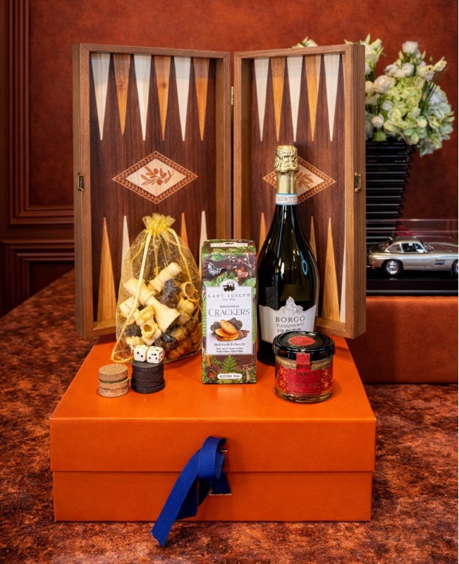 Games, Gourmet & Bubbles Gift Hamper