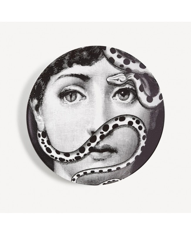 Fornasetti -  Tema e Variazioni Wall Plate n 383 (Snake)