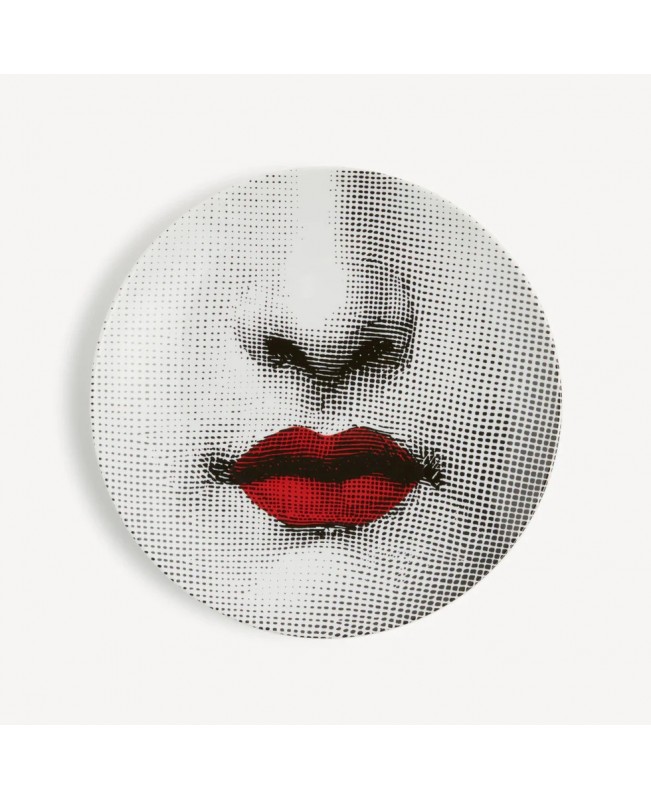 Fornasetti -  Tema e Variazioni Wall Plate n 397 (Red Lips)