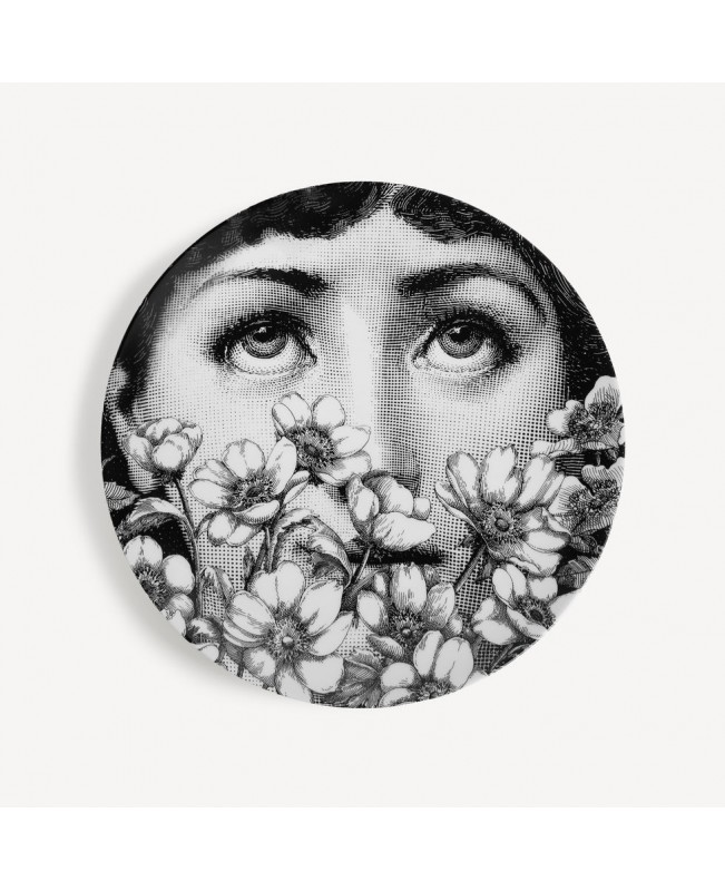 Fornasetti -  Tema e Variazioni Wall Plate n410 (Magnolia)