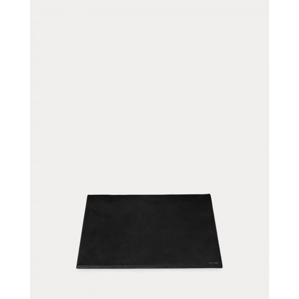 Ralph Lauren - Brennan Black Leather Sma...