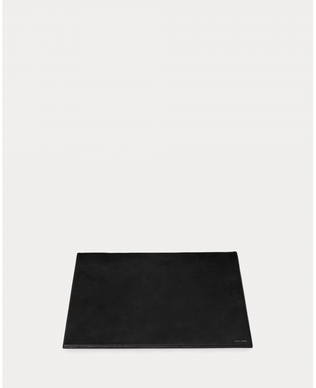 Ralph Lauren - Brennan Black Leather Small Blotter