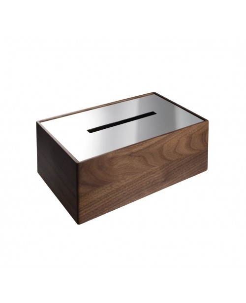 Christofle - Uni Walnut and Steel Tissue...