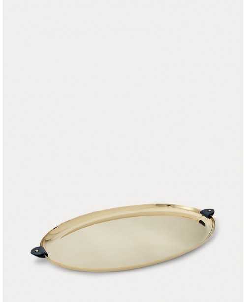 Ralph Lauren - Wyatt Gold & Navy Lea...