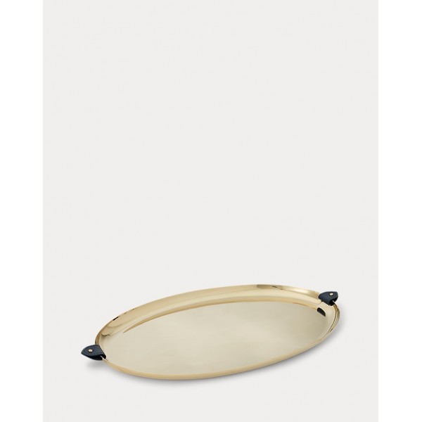 Ralph Lauren - Wyatt Gold & Navy Lea...