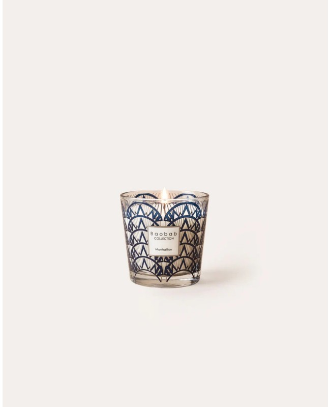 Baobab - Manhattan - Blue/Silver Candle 190gr