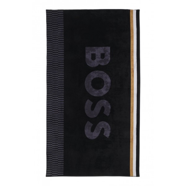 Boss - Vulcano Beach Towel - Black