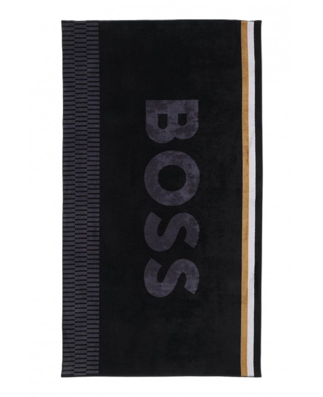 Boss - Vulcano Beach Towel - Black