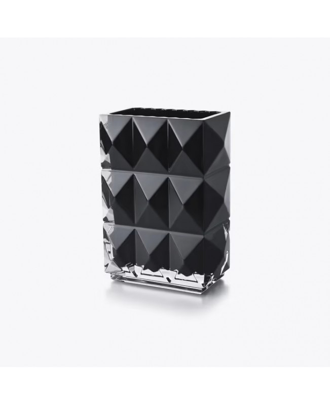 Baccarat - Louxor Rectangular Vase 200 - Black