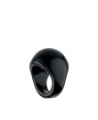 Lalique Jewelry - Cabouchon Ring Black C...