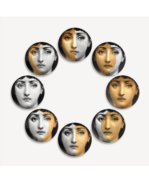 Fornasetti - Set of 8 Fasi Lunari