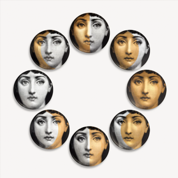 Fornasetti - Set of 8 Fasi Lunari