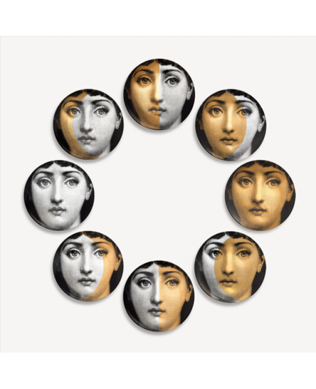 Fornasetti - Set of 8 Fasi Lunari