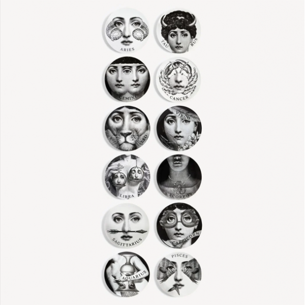 Fornasetti - Lo Zodiaco Plates