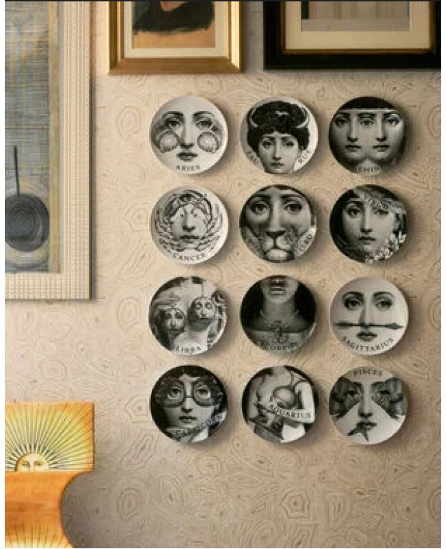 Fornasetti - Lo Zodiaco Plates