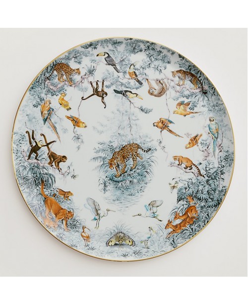 Hermes - Carnets d'Equateur Round Tray -...