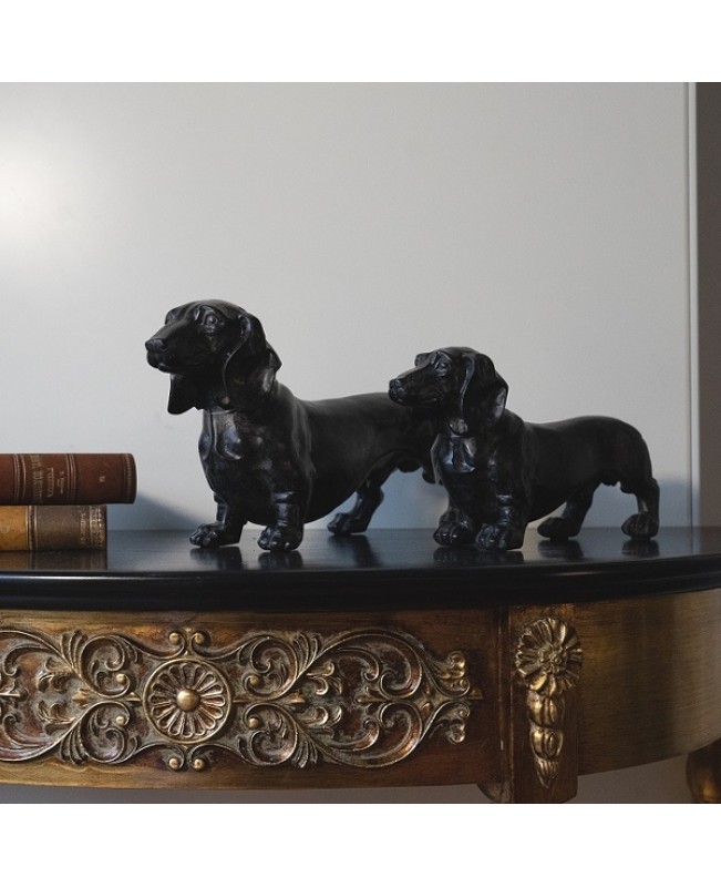 WNR - Ornaments - Black Anthracite Dachshund Small
