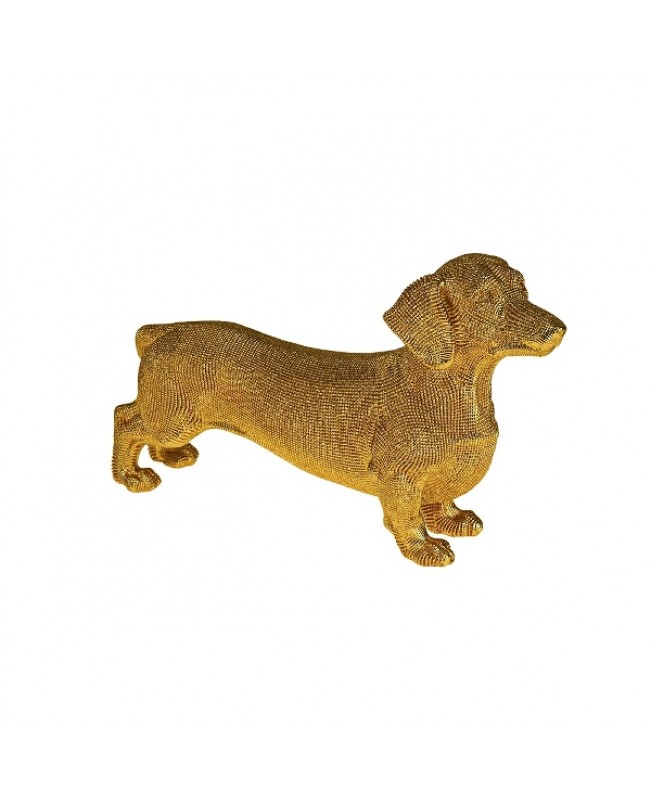 WNR - Ornaments - Gold Dachshund