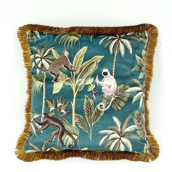 WNR - Cushion - Jungle Love Monkey With ...