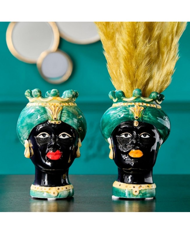 WNR - Vase - Testa Di Morro Heads S/2