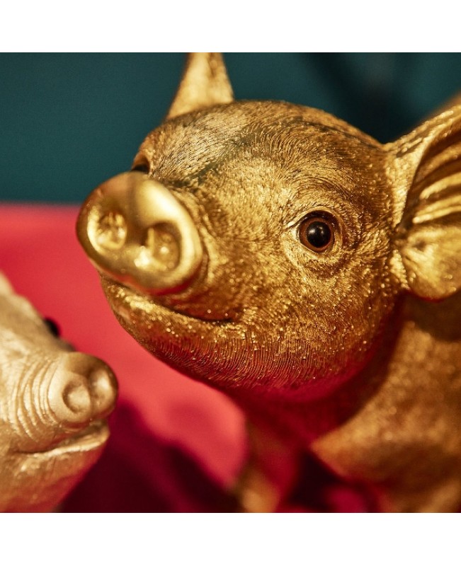 WNR - Ornaments - Lucy Gold Pig