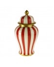 WNR - Ginger Jar - Red & White Strip...