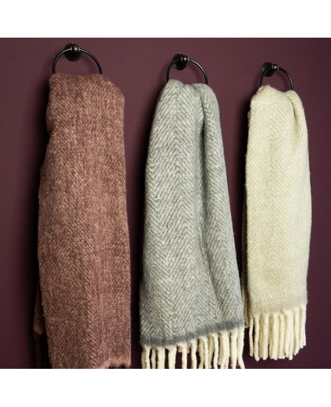 WNR - Mohair Blanket - Beige Cream 
