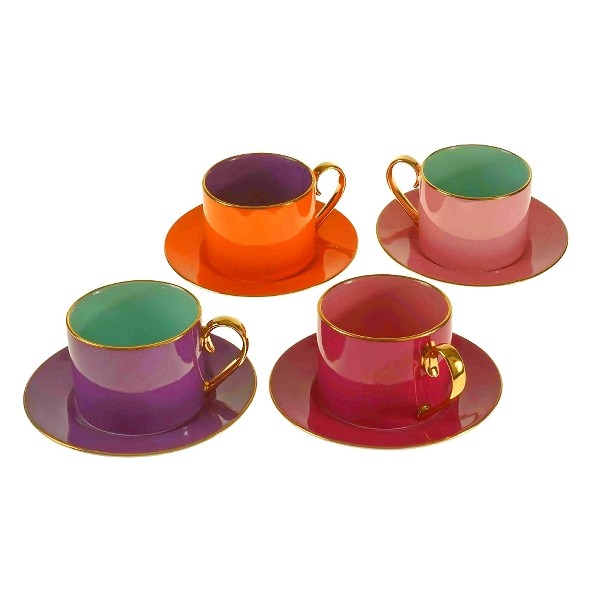 WNR - Fancy - Tea Cups & Saucer S/4