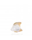 Lalique - Aquatic Sculpture Clear/Gold S...