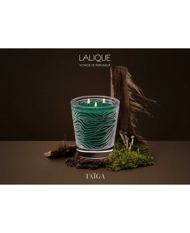 Lalique - Taiga Crystal Scented Candle Clear