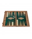 Manopoulos - Backgammon - Walnut/ Green ...