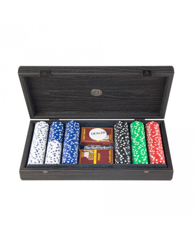 Manopoulos - Poker Set - Black Leatherette 300Pcs