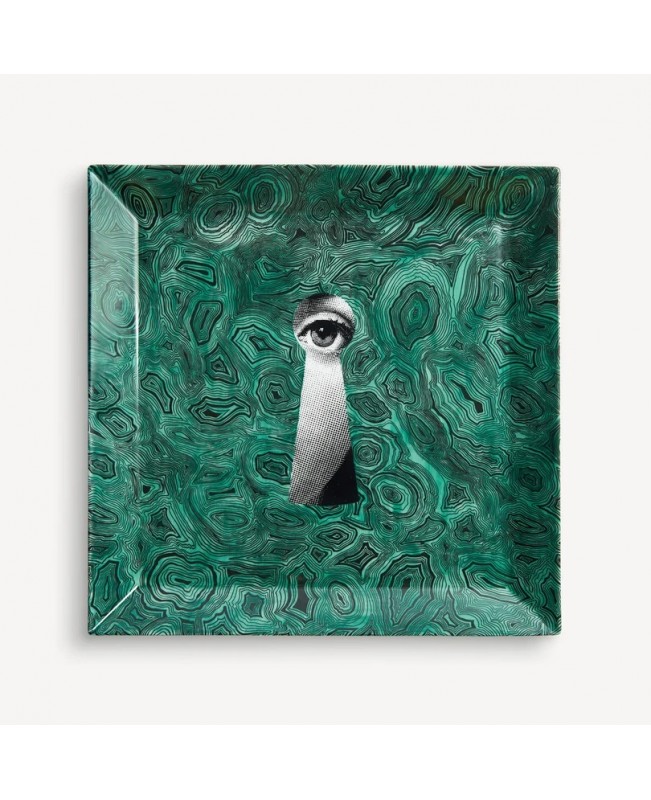 Fornasetti - Serratura su Malachite squa...
