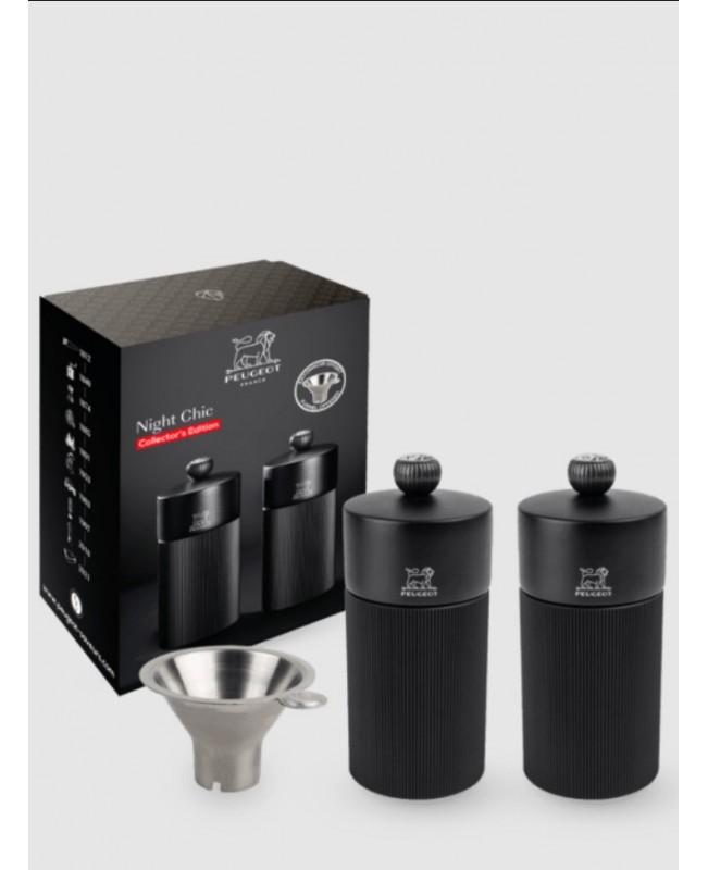 Peugeot - Line Salt & Pepper Mill 12cm - Matt Black