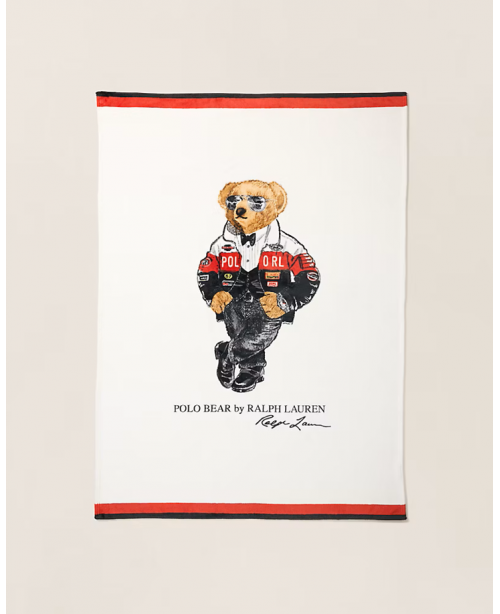 Polo Icon - Holiday Polo Bear Throw Blan...