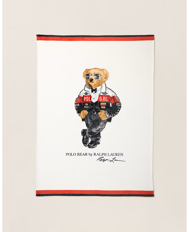 Polo Icon - Holiday Polo Bear Throw Blanket