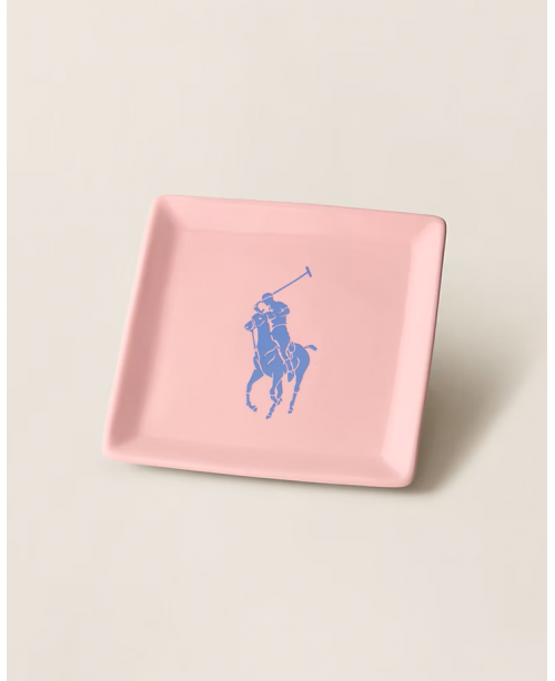 Polo Icon - Trinket Tray Pink/Blue