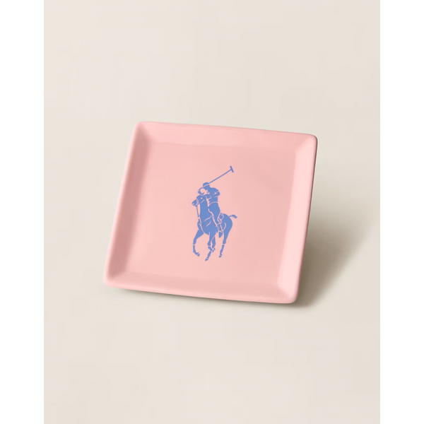 Polo Icon - Trinket Tray Pink/Blue